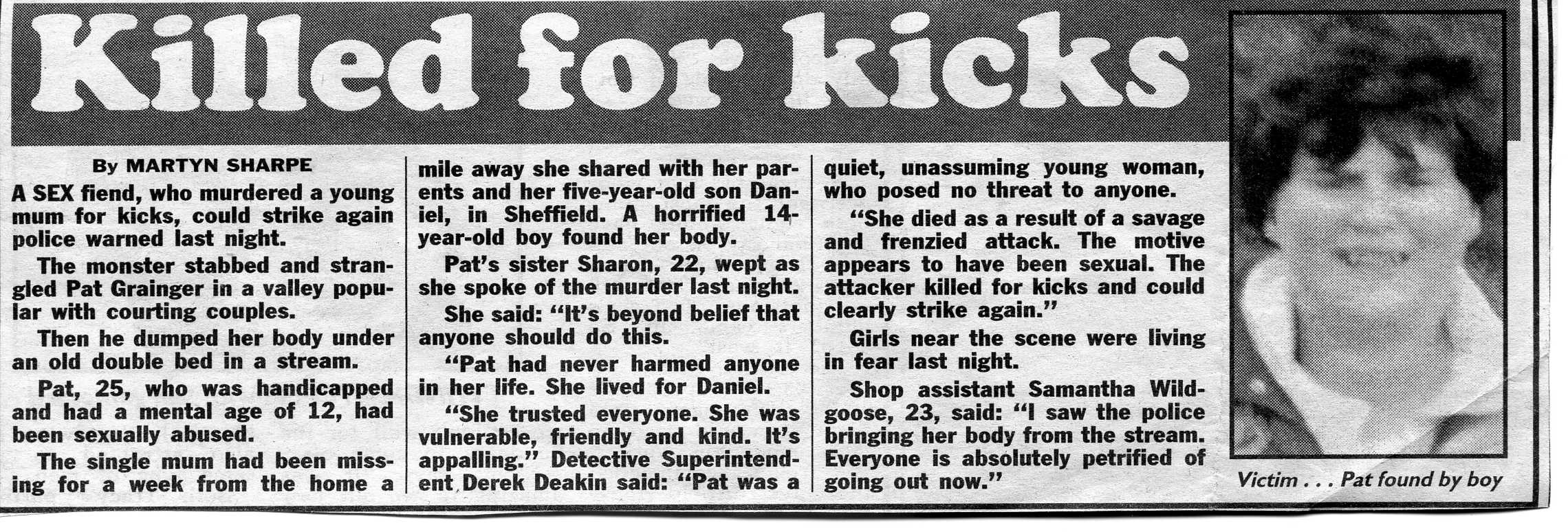 Killed for kicks
