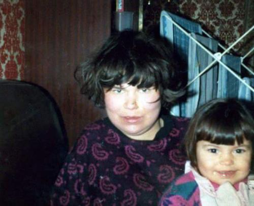 Mum and her niece Angela.